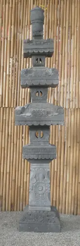 Product image of the product “Pagoda 3 Roof full carving, in the sizes from 200cm to 300cm, Natural finish ”